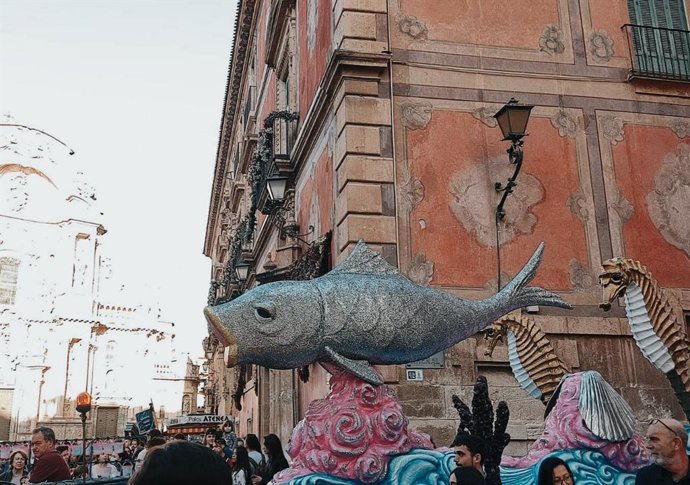 Recorrido de la llegada de la Sardina a la ciudad de Murcia