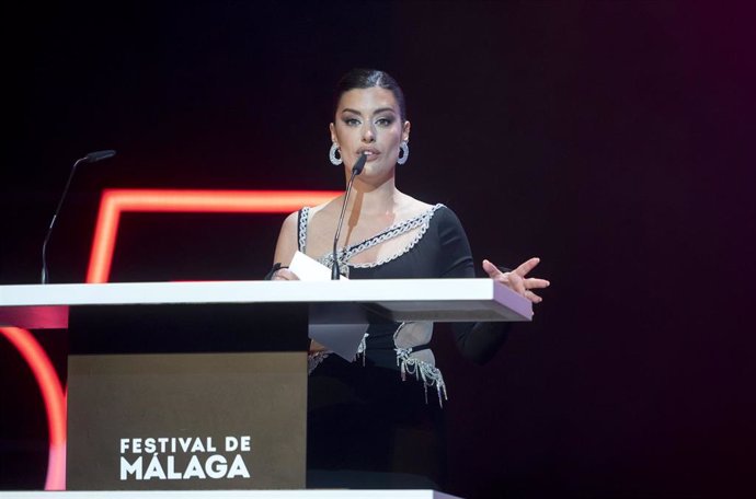 El influencer, Dulceida, durante la clausura de la 25 edición del Festival de Cine de Málaga, a 27 de marzo de 2022, en Málaga, Andalucía (España). 