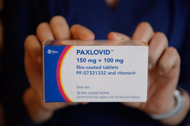 'Paxlovid', el medicamento de Pfizer por el que el Ministerio de Sanidad ha firmado un acuerdo de adquisición con Pfizer, en el Ministerio de Sanidad, a 24 de marzo de 2022, en Madrid (España). 