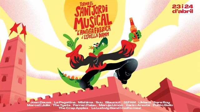 Cartel del Sant Jordi Musical 2022