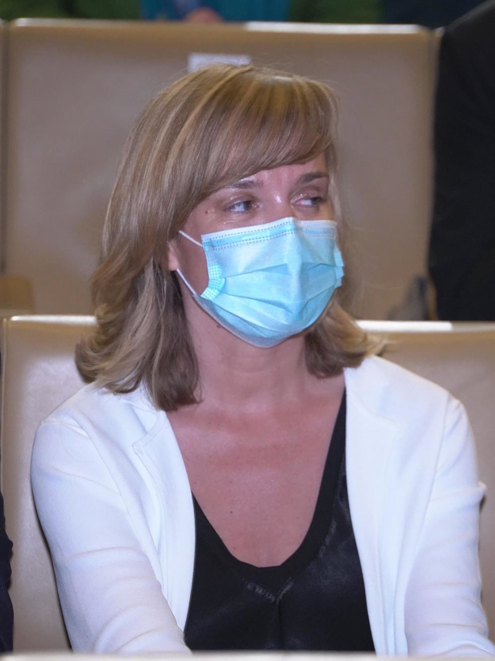 La ministra de Educación y Formación Profesional, Pilar Alegría, asiste a la inauguración del VII Congreso Estatal de Convivencia Aprender y convivir, en el Palacio de Congresos y Auditorio de La Rioja Riojaforum, a 21 de abril de 2022, en Logroño,