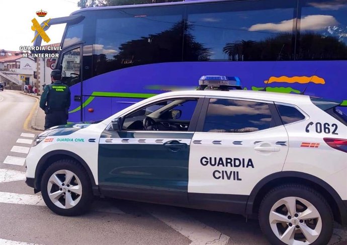 Vehículo de la Guardia Civil