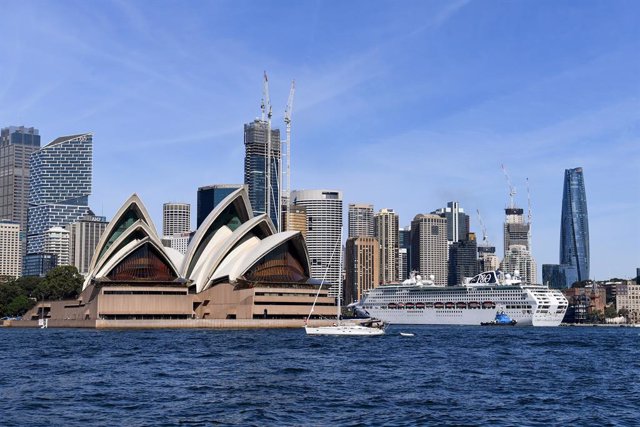 Foto de la ópera de Sydney vista desde el mar Foto:  (AAP Image/Bianca De Marchi) 