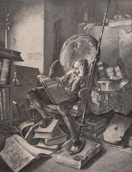 Grabado de Don Quijote