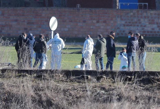 Archivo - Levantamiento del cadáver de  Esther López. Foto archivo.