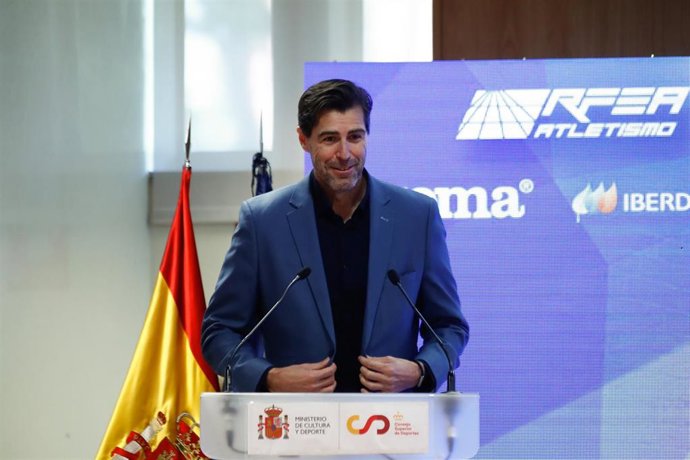 Archivo - Raúl Chapado, presidente de la Real Federación Española de Atletismo (RFEA).
