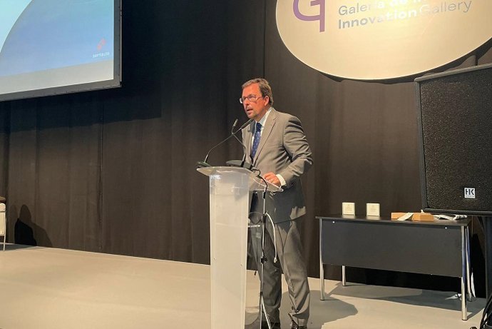 El secretario general de Industria y de la Pequeña y Mediana Empresa (pyme), Raül Blanco, en la segunda edición de Homenajes Sernauto 'Contribución destacada al sector de componentes de automoción'