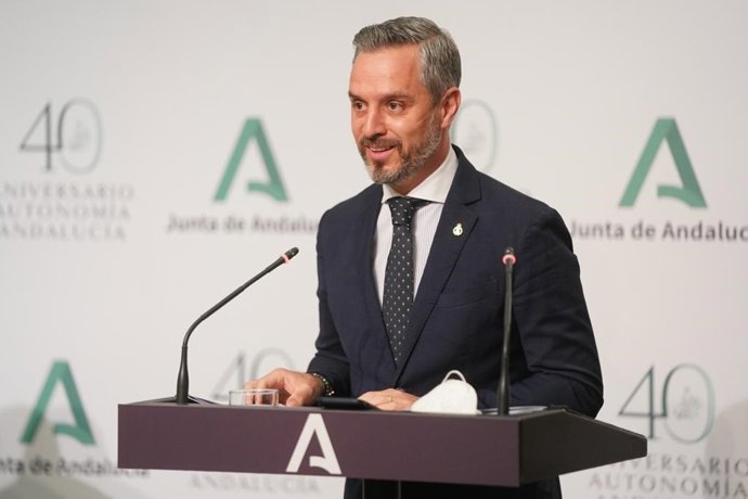 El consejero de Hacienda y Financiación Europea, Juan Bravo, en una foto de archivo.
