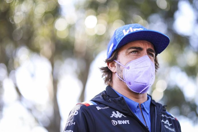 Fernando Alonso durante un Gran Premio del Mundial de Fórmula 1