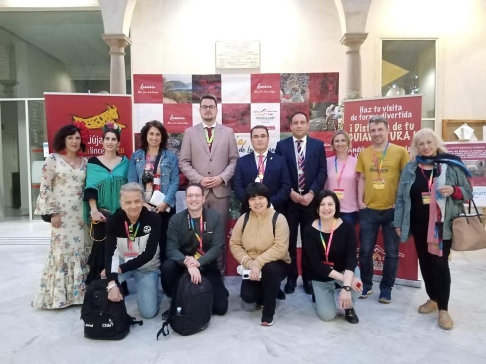 Periodistas del press trip