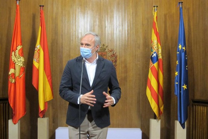 El alcalde de Zaragoza, Jorge Azcón.