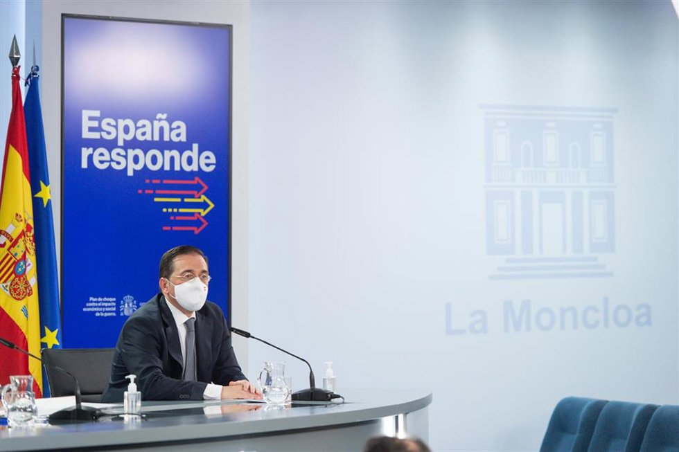 El ministro de Asuntos Exteriores, Unión Europea y Cooperación, José Manuel Albares