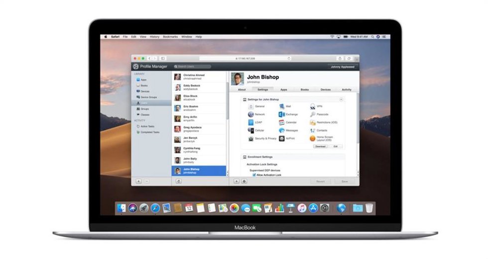 Captura de macOS Server