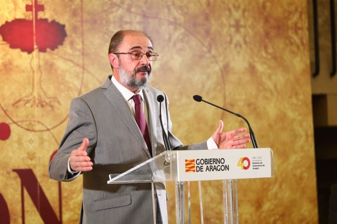 El presidente del Gobierno de Aragón, Javier Lambán, ha presidido el acto en el Museo de Huesca.