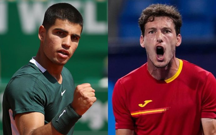 Carlos Alcaraz y Pablo Carreño