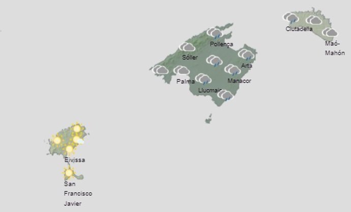 El tiempo hoy sábado, 23 de abril, en Baleares.