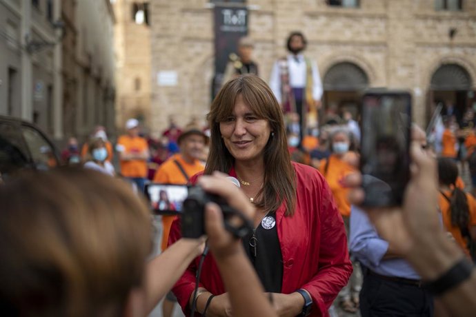 Archivo - La presidenta del Parlament, Laura Borrs