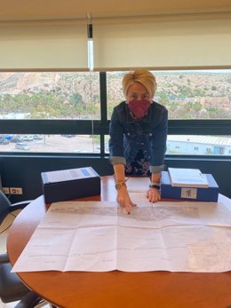 La delegada de Fomento, Infraestructuras, Ordenación del Territorio, Cultura y Patrimonio Histórico en Almería, Eloísa Cabrera.