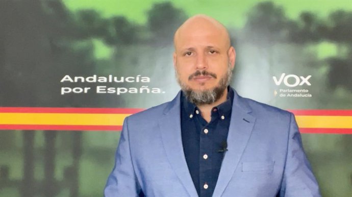 El portavoz adjunto del Grupo Parlamentario Vox en Andalucía, Rodrigo Alonso