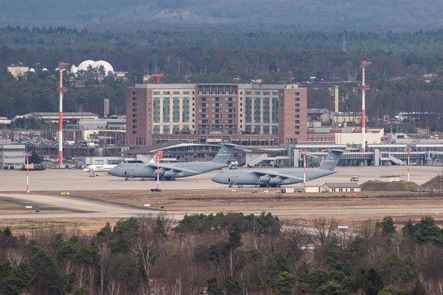 Archivo - Aviones militares de Estados Unidos en la Base Aérea de Ramstein, en Renania-Palatinado, Alemania