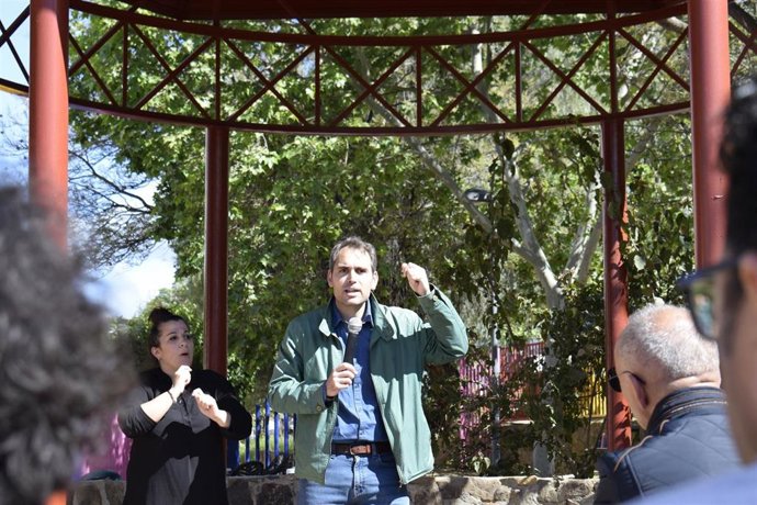 El coordinador general de Izquierda Unida Andalucía y portavoz de Unidas Podemos por Andalucía, Toni Valero