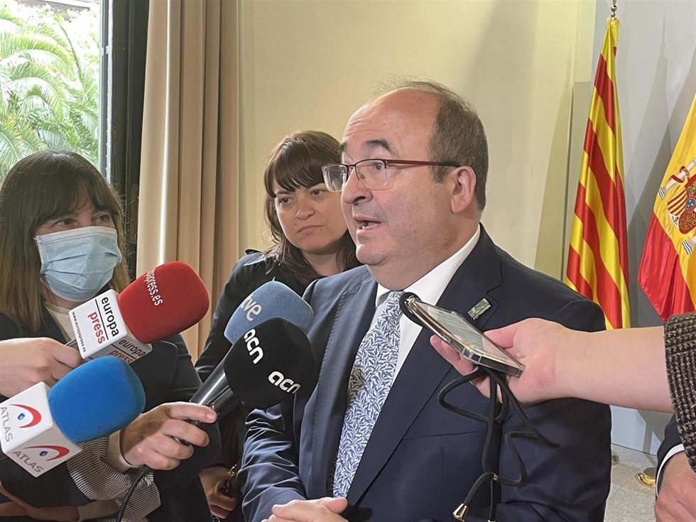 El ministro Miquel Iceta