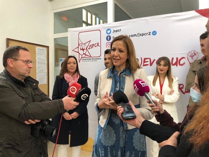 La eurodiputada y vicesecretaria general del PSOE de Castilla-La Mancha, Cristina Maestre