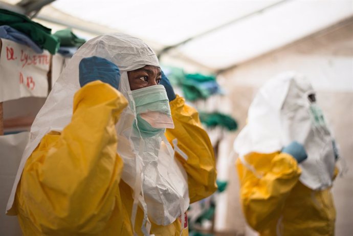 Archivo - Centre de tractament contra l'Ebola de MSF a República Dominicana del Congo