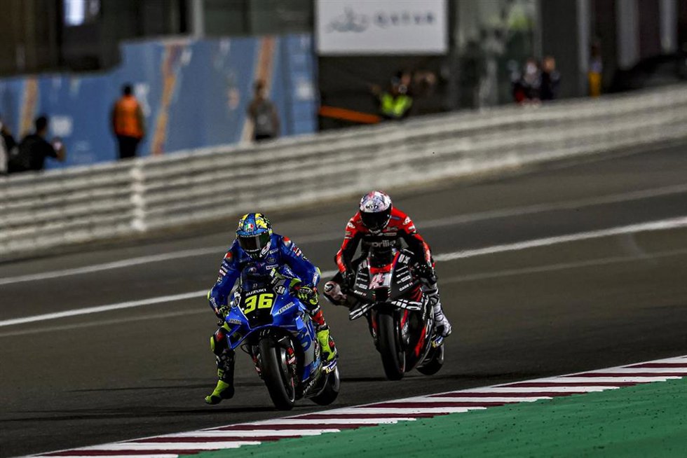 Archivo - Joan Mir y Aleix Espargaró