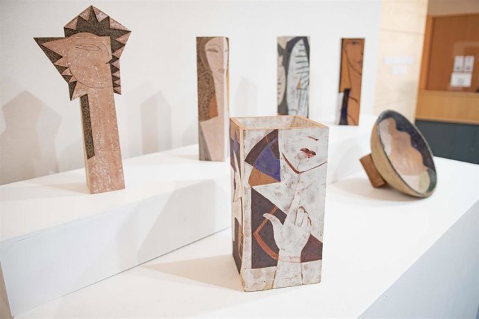 Piezas de la exposición.