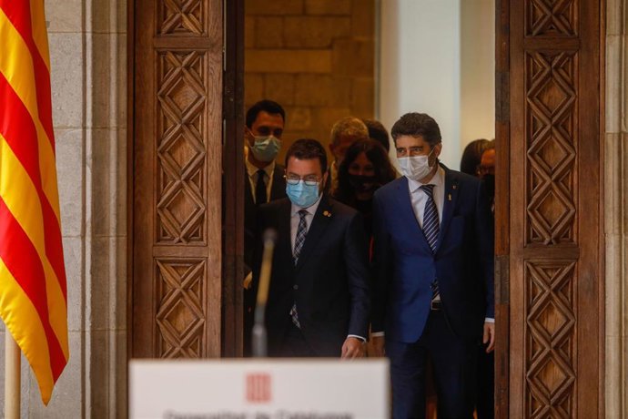 Aragons y Puigneró en un acto reciente