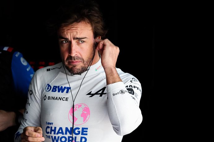 ALONSO Fernando (spa), Alpine F1 Team A522, portrait during the Formula 1 Grand Premio del Made in Italy e dell'Emilia-Romagna 2022, 4th round of the 2022 FIA Formula One World Championship, on the Imola Circuit, from April 22 to 24, 2022 in Imola, Ital