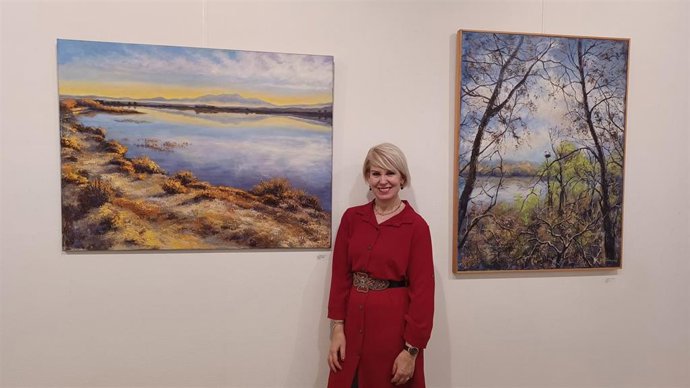 La sala de exposiciones de Ibercaja inaugura 'Pasión por el color' de la artista Ana Carcavilla