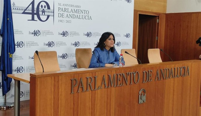 Archivo - La portavoz del Grupo Socialista en el Parlamento andaluz, Ángeles Férriz, en una foto de archivo.