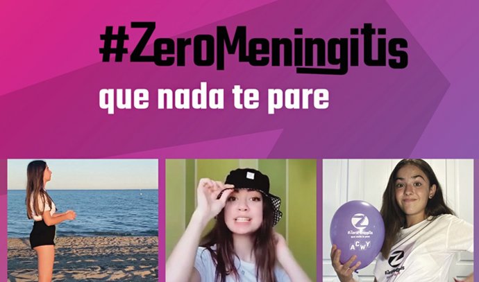 Cartel de la campaña de difusión lanzada por la Junta para la vacunación de los jóvenes frente a la meningitis