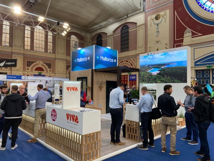Mallorca se promociona en la feria internacional de cicloturismo 'The London Cycle Show'.