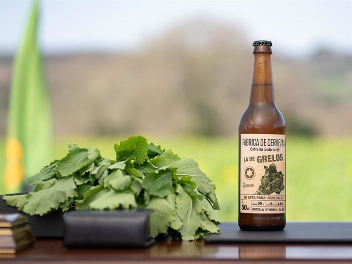 Archivo - 'La de grelos', la nueva cerveza de Estrella Galicia que no debe faltar en tus planes