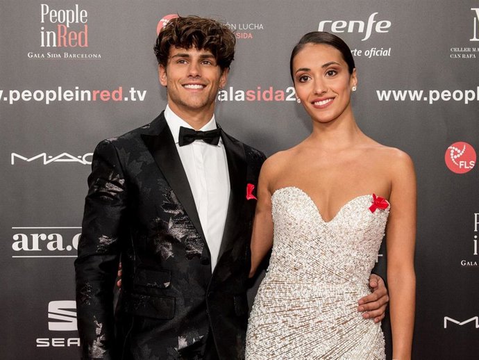 Sergio Carvajal y Natalia García Timofeeva en la Gala People in Red, en imagen de archivo