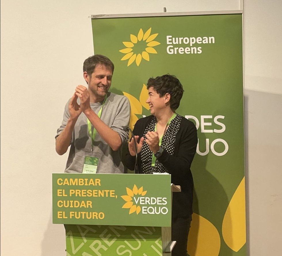 Florent Marcellesi y Silvia Mellado