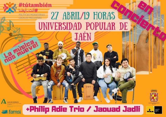 La Universidad Popular acoge un concierto para promover intercambio cultural e integración de menores tutelados.