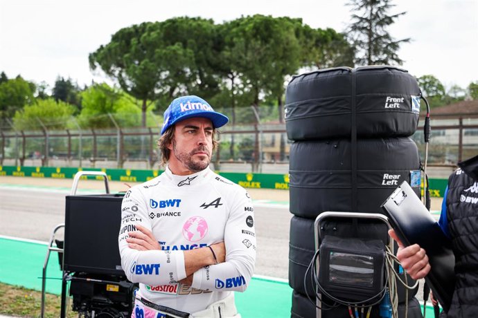 ALONSO Fernando (spa), Alpine F1 Team A522, portrait during the Formula 1 Grand Premio del Made in Italy e dell'Emilia-Romagna 2022, 4th round of the 2022 FIA Formula One World Championship, on the Imola Circuit, from April 22 to 24, 2022 in Imola, Ital