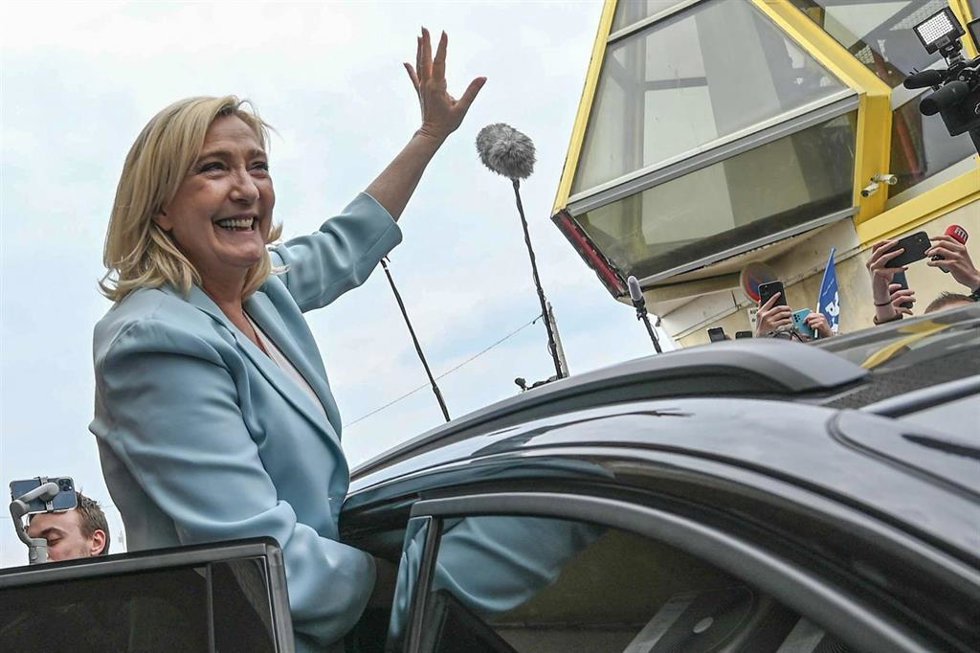 Marine Le Pen, líder de Agrupación Nacional