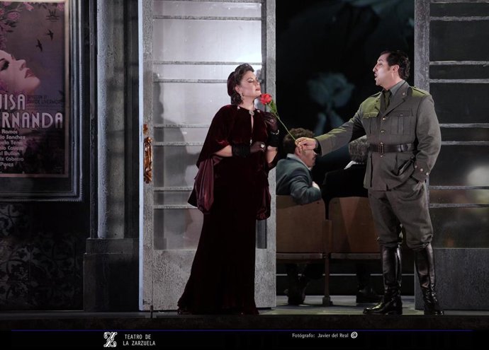 Archivo - La comedia lírica 'Luisa Fernanda', producción del Teatro de la Zarzuela, recala en el Palacio de Festivales los días 29 y 30 de abril