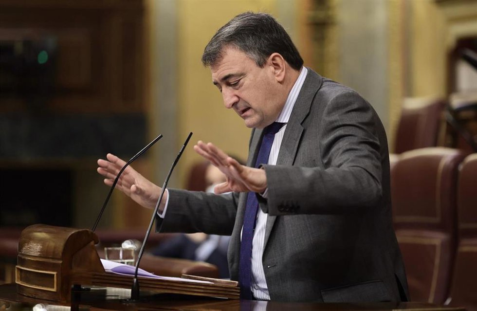 El portavoz del PNV en el Congreso de los Diputados, Aitor Esteban