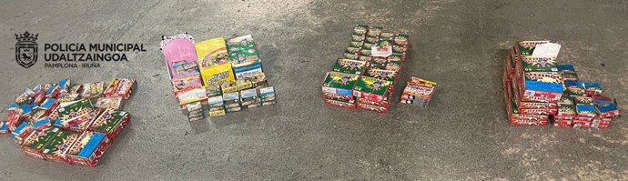 Material incautado.