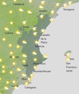 Predicción de Aemet para este lunes, 25 de abril