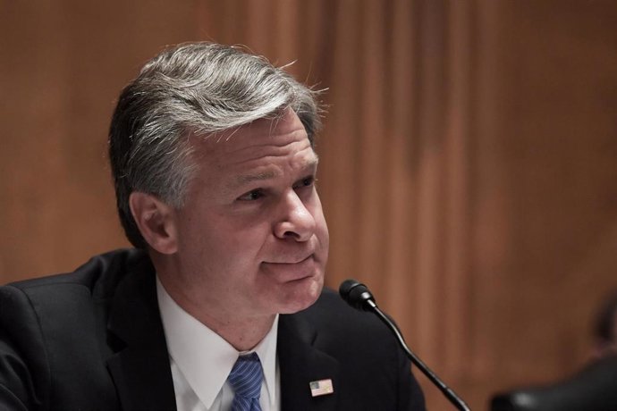 Archivo - El director del FBI, Christopher Wray.