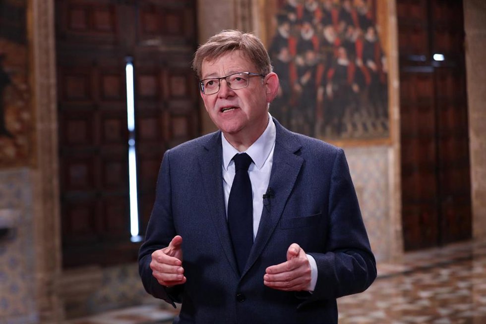 Ximo Puig en una declaración institucional