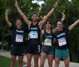 Turull, Isabel del Barrio, Ingrid Pino y Saleta Castro lideran los 4 Squads de YoPRO en el Maratón de Madrid.