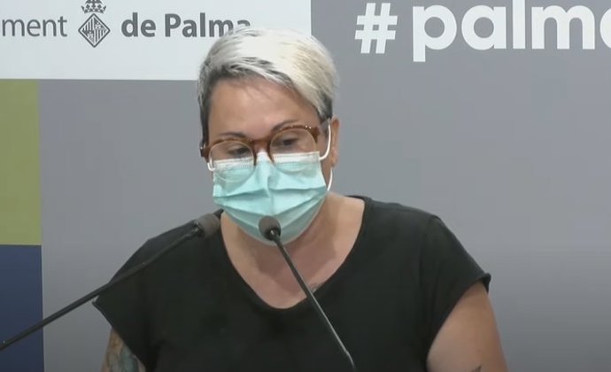 Archivo - La regidora de Justicia Social, Feminismo y Lgtbi, Sonia Vivas, en rueda de prensa. Archivo.